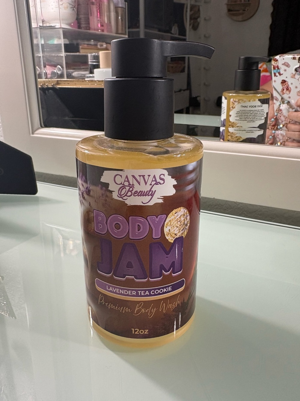 NEW Canvas Beauty Lavender Tea Cookie Body Jam Body Wash